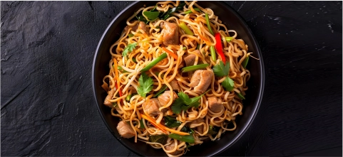 Chicken Noodles Non-Veg Tiffin Delta